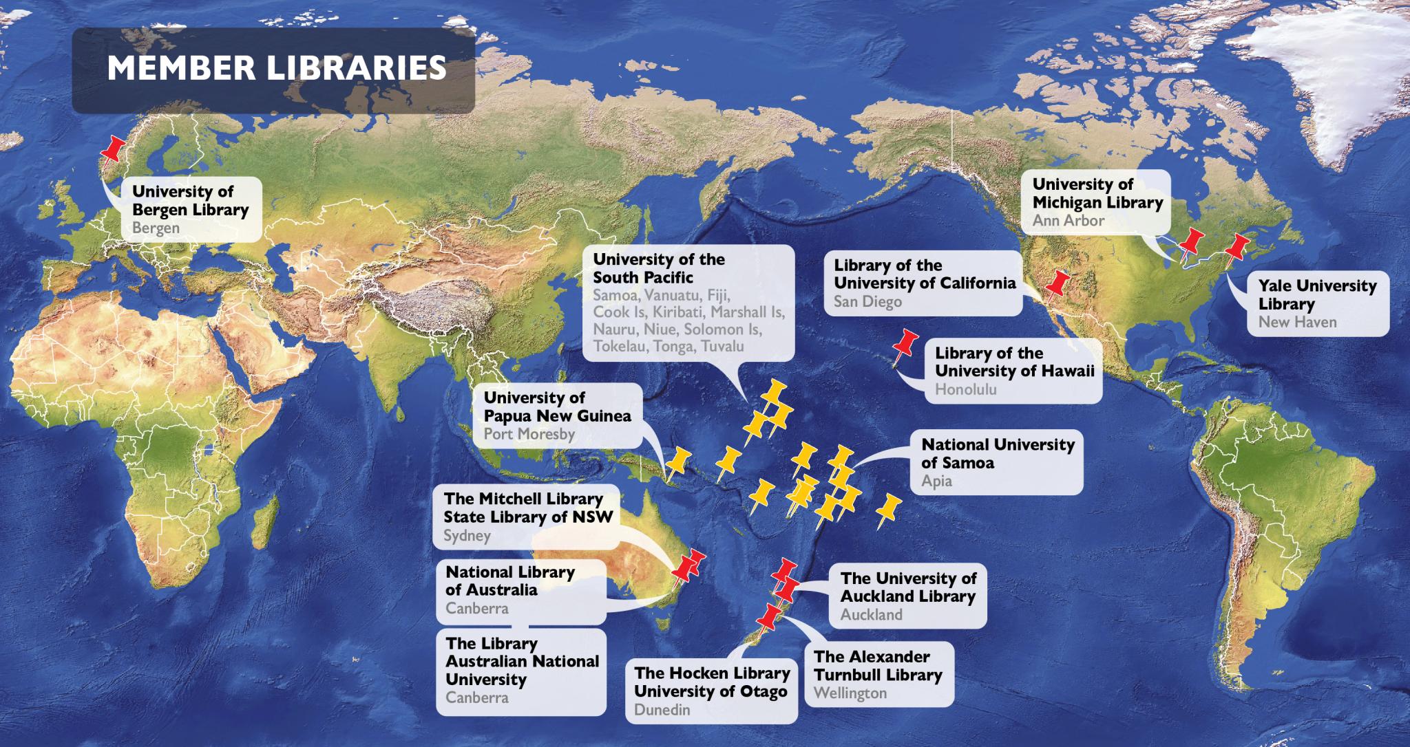 2018 PMB Member Library Map